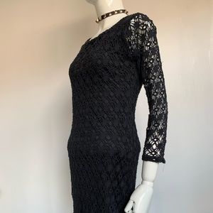 LACE long sleeve dress Made in US size M bodysuit